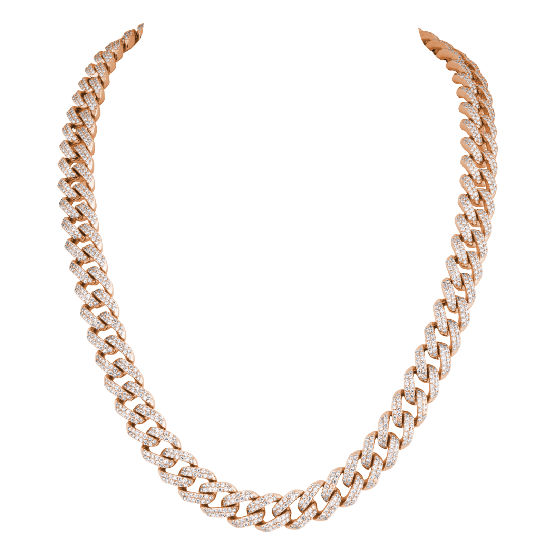 Cuban Links Necklace with Straight Links