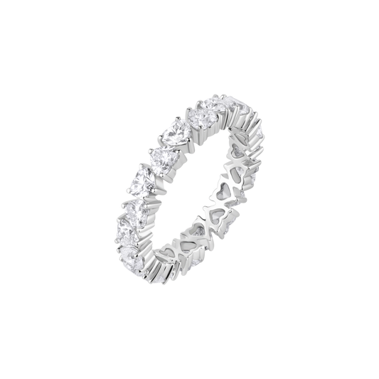 Heart Eternity Ring 0.15 ct each