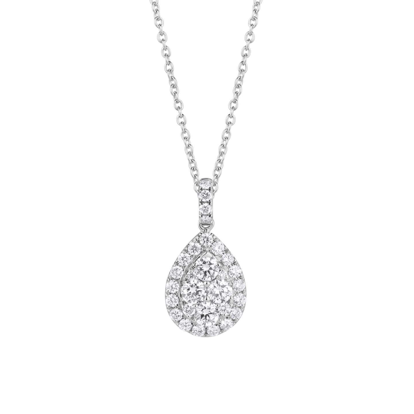 Pear Illusion Pendant Size 1