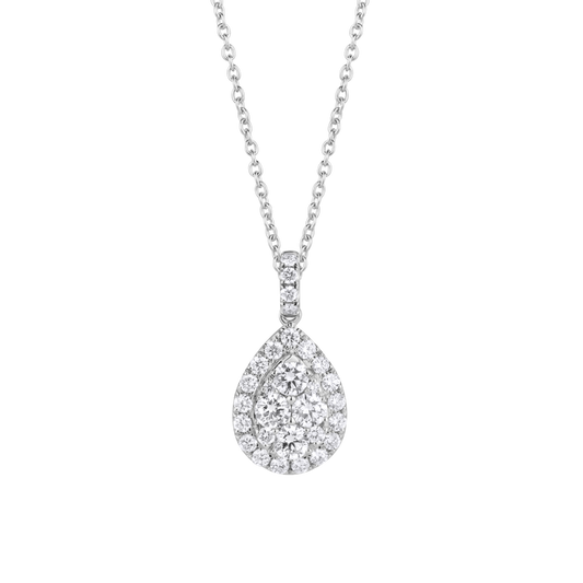 Pear Illusion Pendant Size 1