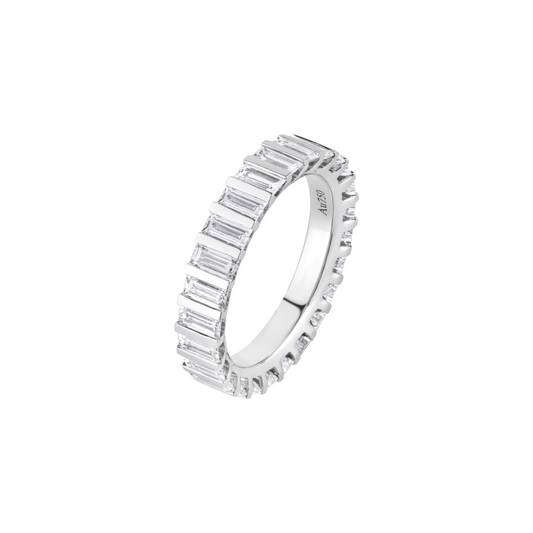 Baguette Bolt Eternity Ring