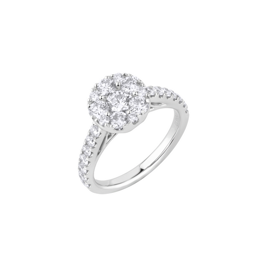 Round Illusion Ring Size 2