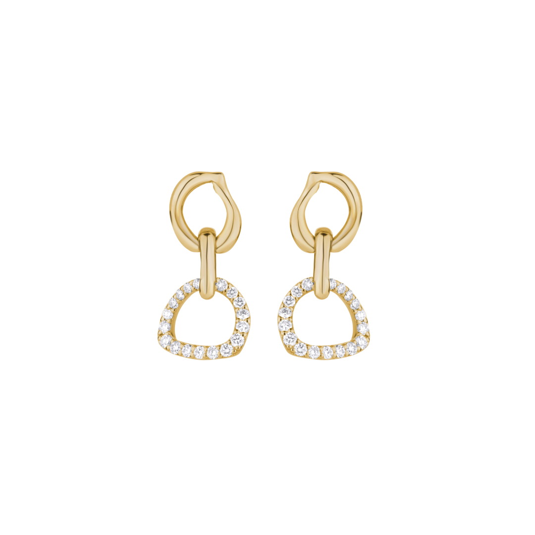 Natural Links Drop Down Earrings