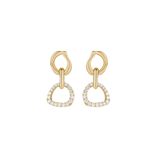 Natural Links Drop Down Earrings