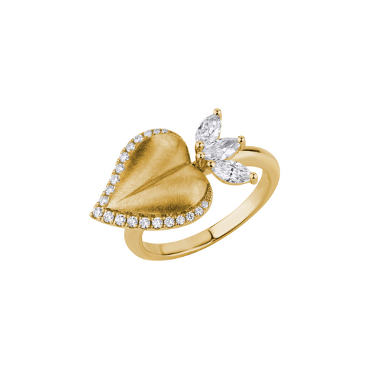 Leaf Petal Motif Ring