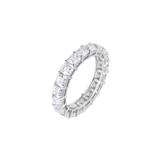 Asscher Eternity Ring 0.25 ct each